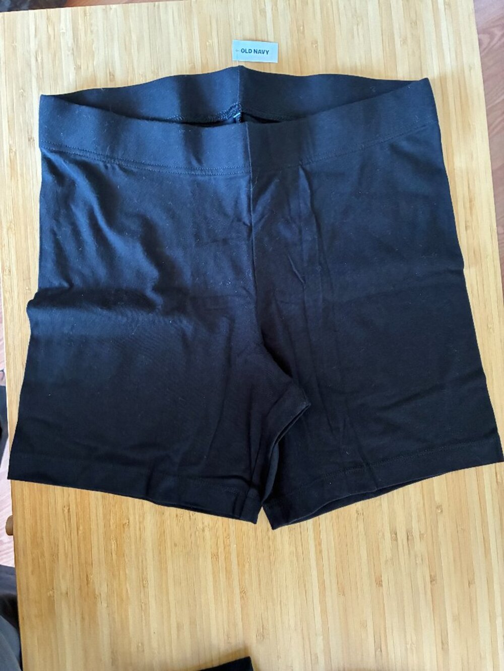 3 Prs Old Navy Cotton Biking Shorts Black XL - NWT